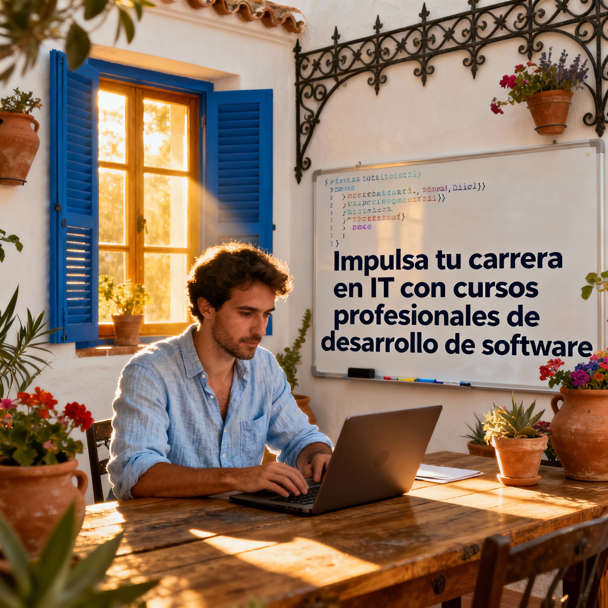 Aula moderna de desarrollo de software